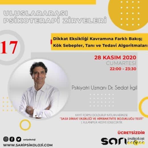 Dikkat Eksikliği Kavramına Farklı Bakış Kök Sebepler, Tanı ve Tedavi Algoritmaları