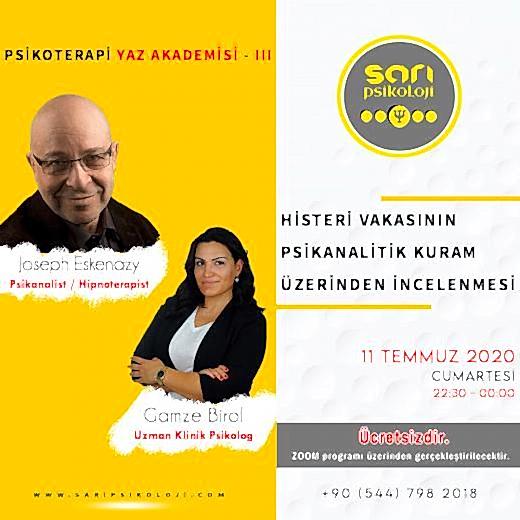 Histeri Vakasının Psikanalitik Kuram Üzerinden İncelenmesi